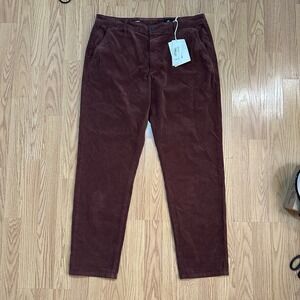 AG Adriano Goldschmied Caden Tailored Trouser Corduroy Size 31 NWT Color  DWLN